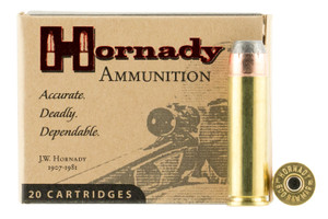Hornady Custom Handgun 500 S&W Mag Centerfire Rounds - 20 Rounds per Box, 10 Boxes per Case