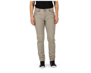 5.11 Tactical Avalon Pant - Women's Slim Fit Stretch Canvas, Size 16, Stone