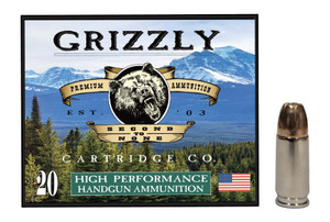 Grizzly Ammo GC9M+P9 9mm+P 147-Grain Jacketed Hollow Point Handgun Rounds, 20 Rounds per Box