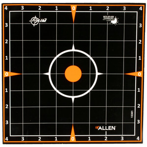 Allen Company EZ Aim Adhesive 8x8 Inch Sight-In Reactive Paper Targets, 5-Pack