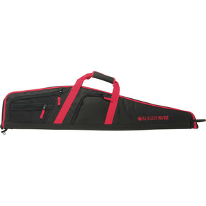 Allen Company Ruger Flagstaff 10/22 Rifle Case - 40 Inch Black and Red Endura Fabric
