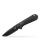 Benchmade Redoubt 430BK-02 All-Black Drop Point EDC Knife with CPM-D2 Steel