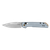 Kershaw Mini Iridium Folding Knife Part #2051 - Lightweight EDC with D2 Blade and Ice Blue Handle