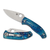Spyderco Tenacious R.I.L. Disarray Finish D2 Folding Knife - Titanium Scales and Reeve Integral Lock