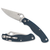Spyderco Military 2 CPM SPY27 Steel Folding Knife with Cobalt-Blue G-10 Handle and Compression Lock