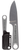 Ka-Bar Forged Wrench Knife with Hard Plastic Sheath, Stainless Steel Blade, Gray Handle - Part #1119