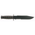 Ka-Bar Black Fighter Knife with 8-Inch Blade and Non-Slip Handle – Part Number 1271
