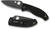 Spyderco Tenacious C122GBBKP Folding Knife with Black G-10 Handle and 8Cr13MoV Blade