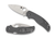 Spyderco Sage Gray Lightweight Maxamet PlainEdge Knife - C123PGY