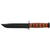 Ka-Bar Military Fighting Utility Knife for US Navy with Leather Sheath - Part #1225