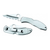 Spyderco Delica 4 C11S Stainless Steel Serrated Drop Point Knife with Fiberglass Reinforced Nylon Handle