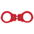 Peerless Handcuff Company Model 850C Hinged Handcuffs with Red Electrolytic Polyurethane Finish