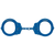 Peerless Handcuff Company Model 750C Chain Link Handcuff with Blue Electrolytic Polyurethane Finish