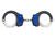 ASP Identifier Chain Ultra Plus Cuffs (Steel Bow) - Blue Forged Aluminum Restraints