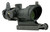 Trijicon TA01NSN 4x32 M4A1 Rifle Scope with Amber Crosshair BDC and Backup Iron Sights