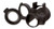 Trijicon AC31021 MRO Cover Clear-Black - Rings and Adaptors for Optics Protection
