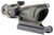 Trijicon TA31D 4x32 Rifle Scope with Illuminated Red Chevron Reticle and TA51 Mount for .223/5.56 NATO