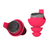 Axil XP Defender Pink Earplugs with Dynamic Mesh Filtering System - Adjustable Hearing Protection for Noise Control