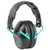 Walker's GWP-FPM1-BKTL Passive Shooting Ear Muffs in Black and Teal