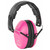 Walker's Pro Flding Muff Pink Passive Earmuffs for Shooting Protection