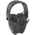Walker's Razor Tacti Grip Black Electronic Earmuff with High-Performance Silicone Headband and HD Speakers