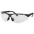 Walker's Elite Sport Glasses with Clear Polycarbonate Lenses - Black Safety Eyewear
