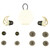 AXIL X30i Earplugs with Dynamic Mesh Filtering System - White