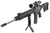 Leapers MNTDG02Q D-Grip Quick-Release Bipod, Black Aluminum and Steel