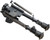 LaRue Tactical 680005706K QD Mount with Harris 6-9-Inch Bipod, Black