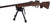Firefield FF34023 Compact Bipod with Adjustable Legs and Picatinny Adapter
