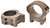 Warne HyperLite 1-Inch High Dovetail Scope Rings for Tikka, 8502TM