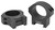 Warne HyperLite 8500M 1-Inch Medium Matte Scope Rings
