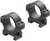 Leupold BackCountry 30mm Cross-Slot Scope Ring Set, Low Mount, Matte Black, Part 175119