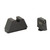 AmeriGlo GL-811 Optic Compatible Sight Set for Glock MOS Pistols with Tritium Front and Flat Black Rear