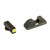 AmeriGlo CAP Set Green/Yellow for Glock 42/43 – Combative Application Pistol Sight System
