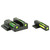 Hi-Viz LiteWave H3 Green Sight for Smith & Wesson M&P Shield - Day and Night Illumination