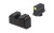 Night Fision Optics Ready Stealth Tritium Gun Sight for Glock G6 with Bright White Ring