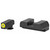 AmeriGlo Protector GL-701 Black and Green Sight for Glock Low Models