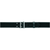 Safariland 875 Stitched Edge Sam Browne Duty Belt, 2.25 inch Width, Black Hi Gloss Finish with Chrome Hardware, Size 36