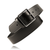 Boston Leather 1 3/4 Garrison Belt with Nickel Hardware, Size 34, Black Full Grain English Bridle Leather