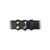 Boston Leather 3/4 Belt Keeper with Brass Snaps - Black Top Grain Leather