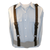 Boston Leather 9180-1-XL Police Leather Suspenders with Loop-Design Roller Buckles