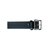 Boston Leather 1 3/4 Garrison Belt with Basket Weave Finish and Nickel Hardware, 48-inch Black Full Grain English Bridle Leather