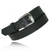 Boston Leather 1 1/4 Off Duty Belt in Cordovan with Nickel Hardware, Size 34
