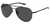 Under Armour UA Instinct Aviator Sunglasses - Matte Black Frame with Gray Lenses