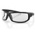 Bobster AXL Clear Lens Wraparound Sunglasses - Enhanced Peripheral Vision and Comfort