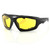 Bobster Desperado EDES001Y Wraparound Water Sports Sunglasses with Yellow Lenses