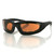 Bobster Foamerz 2 ES214A Wrap-Around Safety Sunglasses with Amber Polycarbonate Lenses