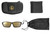 Leupold Cheyenne Matte Tortoise Polarized Wraparound Eyewear with Bronze Mirror Lens - Part 181281