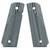 Pachmayr PK61001 G-10 Tactical Pistol Grip Panel for 1911 in Gray with Fine Checkered Texture